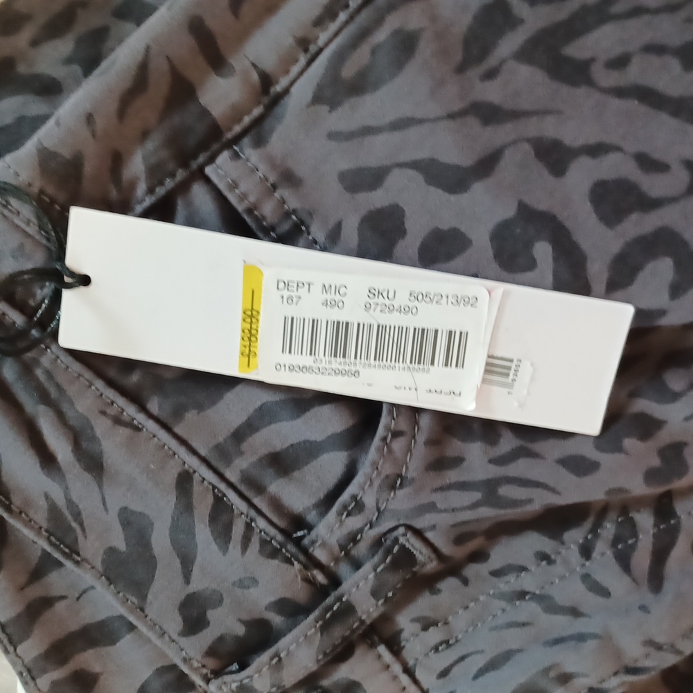 NWT Joe's Jean's The Icon Gray Animal Print Ankle Mid Rise Skinny Jeans … - Picture 14 of 15